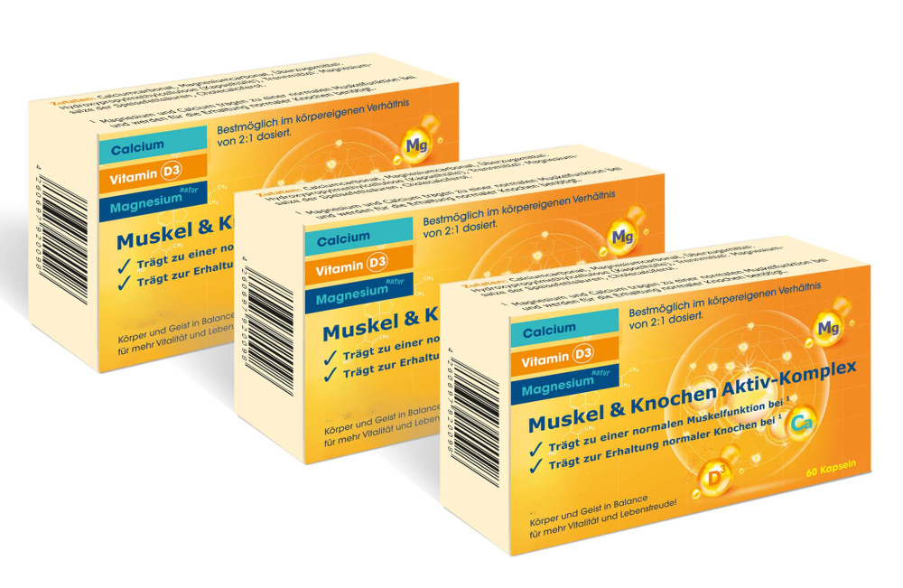 Muskel & Knochen Aktiv-Komplex (3 x 60 Tabletten)