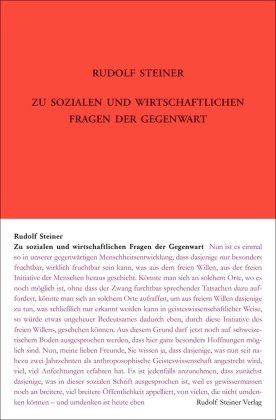 Zu sozialen und wirtschaftlichen Fragen der Gegenwart