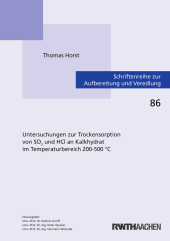 Untersuchungen zur Trockensorption von SO2 und HCl an Kalkhydrat im Temperaturbereich 200-500 °C