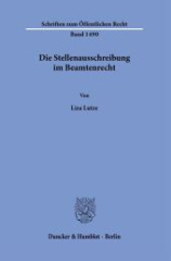 Die Stellenausschreibung im Beamtenrecht.