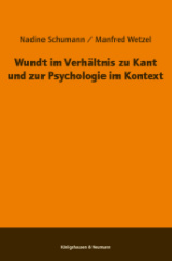 Wundt im Verhältnis zu Kant und zur Psychologie im Kontext