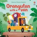 Orangutan with a van