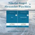 Nikolai Gogol & Alexander Puschkin (Bücher + 2 Audio-CDs) - Lesemethode von Ilya Frank, m. 2 Audio-CD, m. 2 Audio, m. 2 Audio, 2 Teile