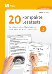 20 kompakte Lesetests für Klasse 2