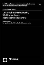 Unternehmensstrafrecht, Wettbewerb und Menschenrechtsschutz