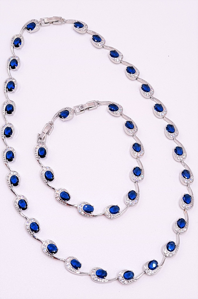 Schmuck-Set "Blue Diamond"