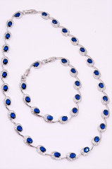 "Schmuck-Set ""Blue Diamond"""