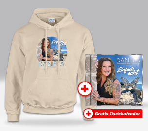 Einfach echt Fan-Set Kapuzenpulli (L) + CD + GRATIS Tischkalender