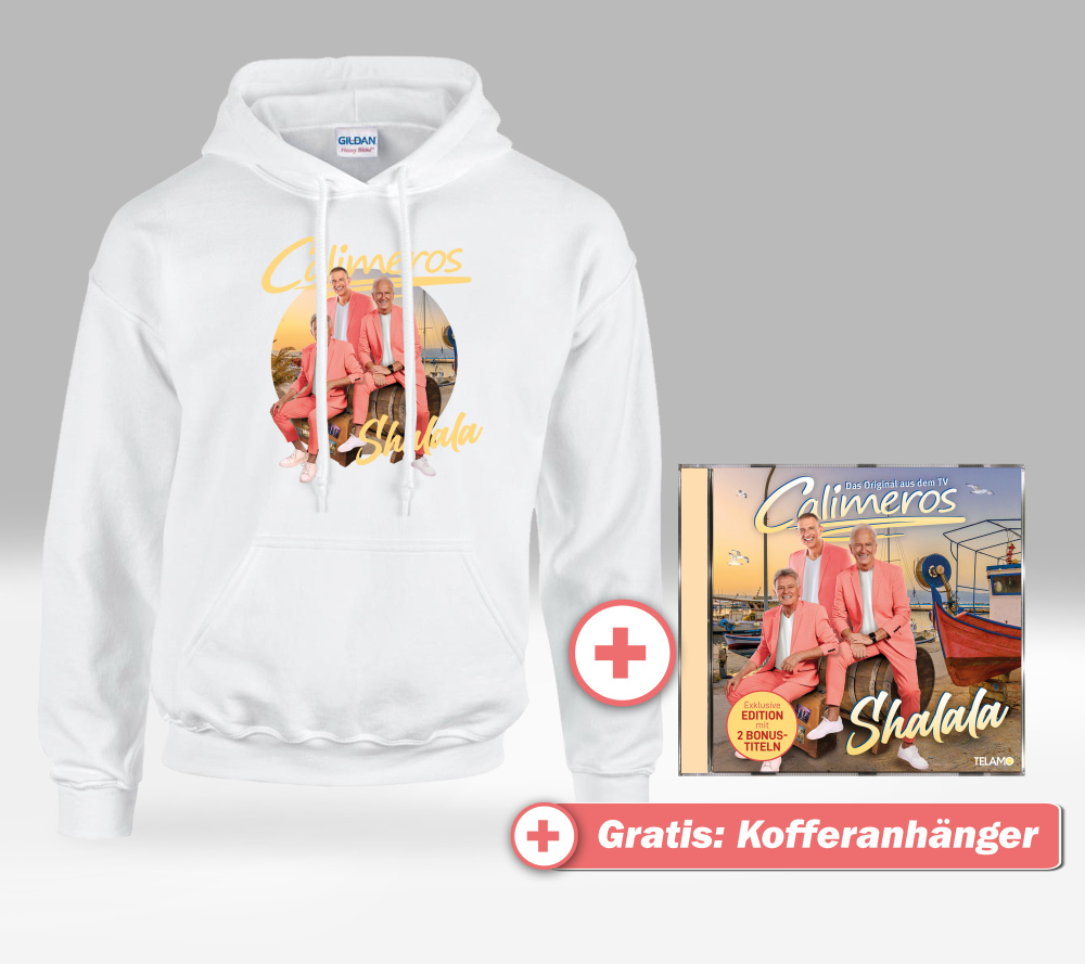 Shalala Fan-Set Kapuzenpulli (XL) + CD + GRATIS Kofferanhänger