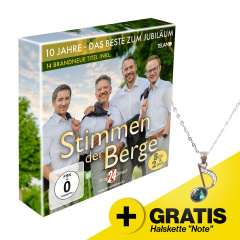 "10 Jahre - Das Beste zum Jubiläum + GRATIS Halskette ""Note"""