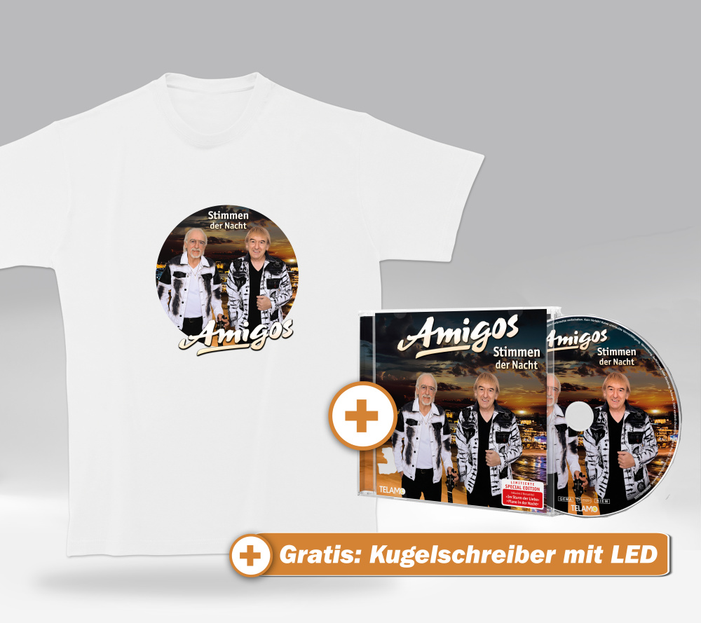 Stimmen der Nacht Fan-Set T-Shirt (L) + CD + GRATIS Kugelschreiber