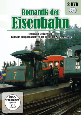 Romantik Der Eisenbahn - Deutsche Dampflokomotiven &Eisenbahn-Steilstrecken (2 DVDs)
