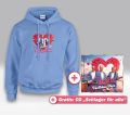 Verliebtes Herz an Bord Fan-Set Kapuzenpulli (XL) + CD + GRATIS CD