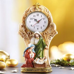 Krippen-Uhr