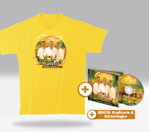 Marianna Havanna Fan-Set T-Shirt (M) + CD + GRATIS Stickerbogen & Grußkarte