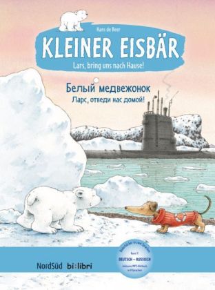 Kleiner Eisbär - Lars, bring uns nach Hause, Deutsch-Russisch