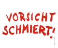 Brillenputztuch "Vorsicht, schmiert!"