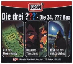 Die drei Fragezeichen, 3 Audio-CDs (Box). Box.34