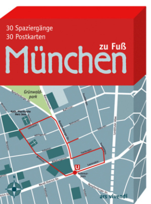 München zu Fuß, 30 Postkarten