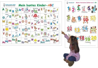 Mein buntes Kinder-ABC + Meine tierischen Zahlen von 1-20, 2 Poster