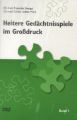 Heitere Gedächtnisspiele im Großdruck. Bd.1