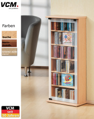 "CD-Schrank ""Classic - kern-nussbaum"" für 150 CDs"